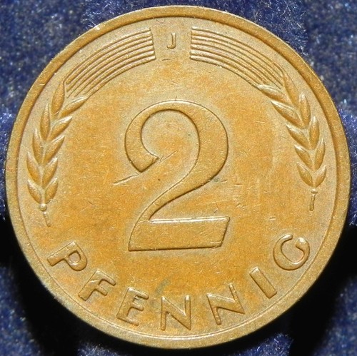 Deutschland pfennig 1966 j - 2,