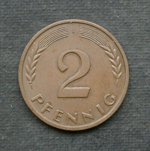 Brd pfennig 1966 - pfennig, "j"
