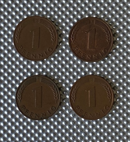 Brd pfennig 1966 f - 4x, 1