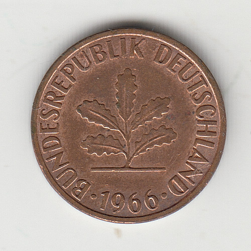 Deutschland 1966j pfennig - 1966j, 1