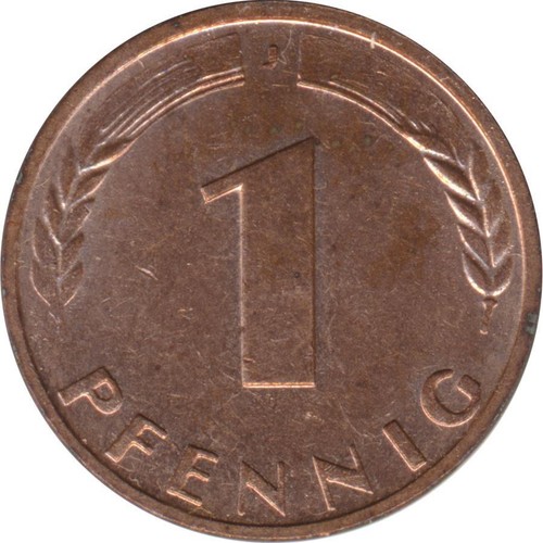 Brd pfennig 1966 - 1, j